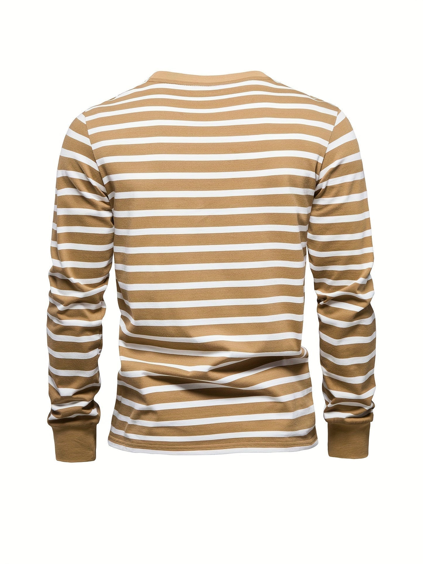 Striped Crew Neck Sweater | Retro Knit | Casual & Comfortable