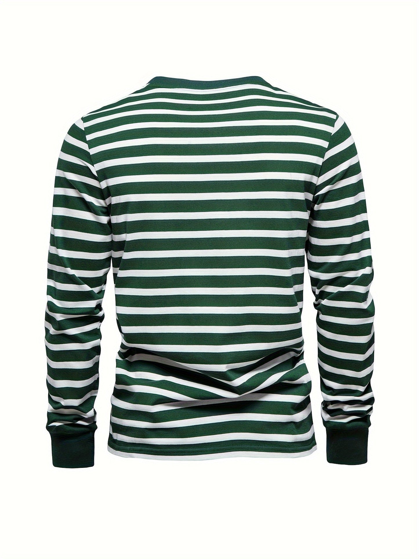 Striped Crew Neck Sweater | Retro Knit | Casual & Comfortable