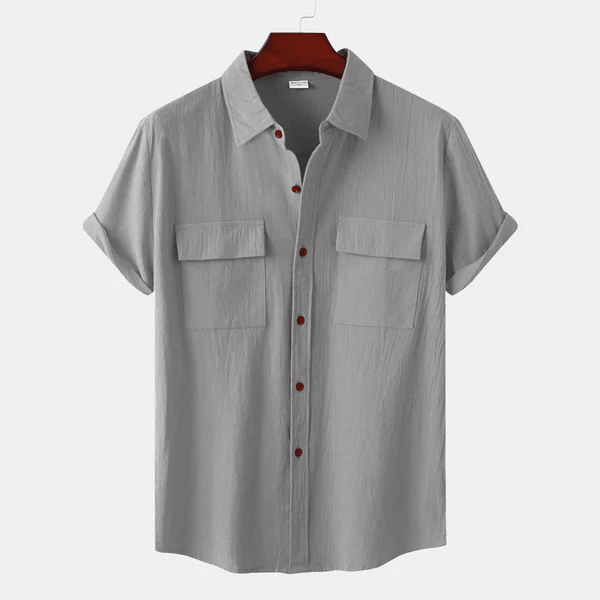 Basic Short Sleeve Shirt for Men | Casual Classic | Effortless Summer Staple