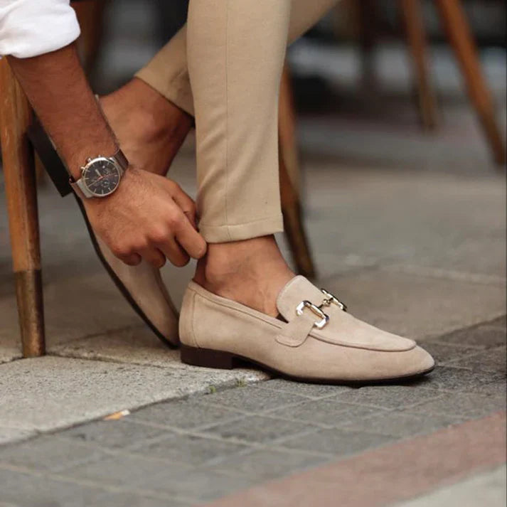 Men’s Suede Bit Loafers | Classic Slip-On | Timeless Elegance