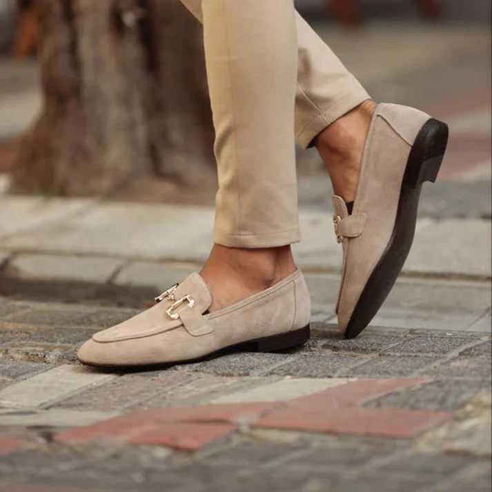 Men’s Suede Bit Loafers | Classic Slip-On | Timeless Elegance