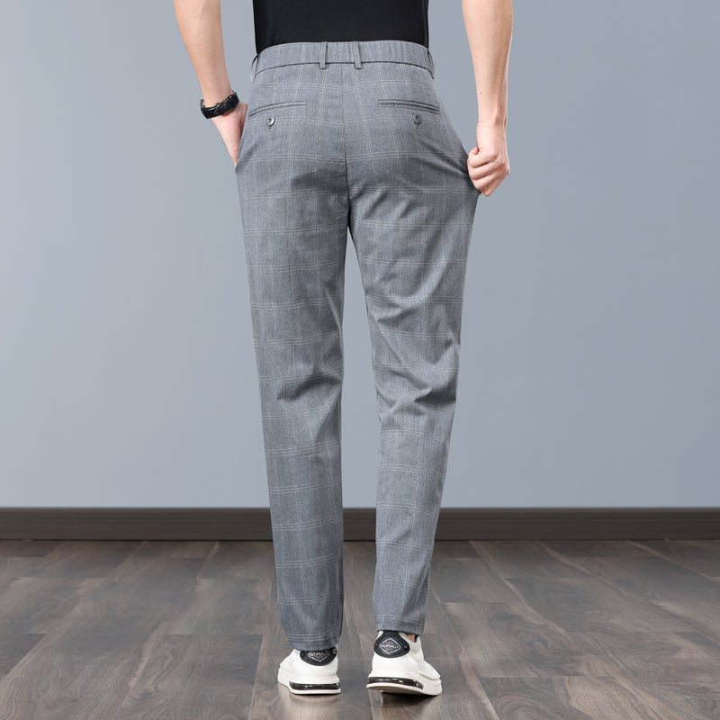 Slim Fit Dress Trousers for Men | Tailored Comfort | Elegant Slim Silhouette