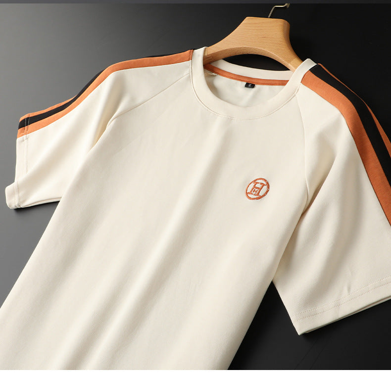 Retro Sport Co-ord Set | Stripe Detail & Emblem | Street Active Style