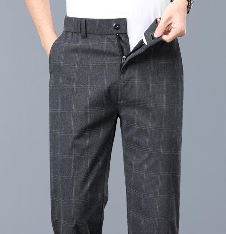 Slim Fit Dress Trousers for Men | Tailored Comfort | Elegant Slim Silhouette