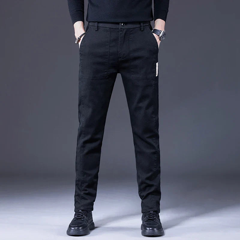 Slim Cut Trousers for Men | Stretch Comfort | Tailored Modern Fit