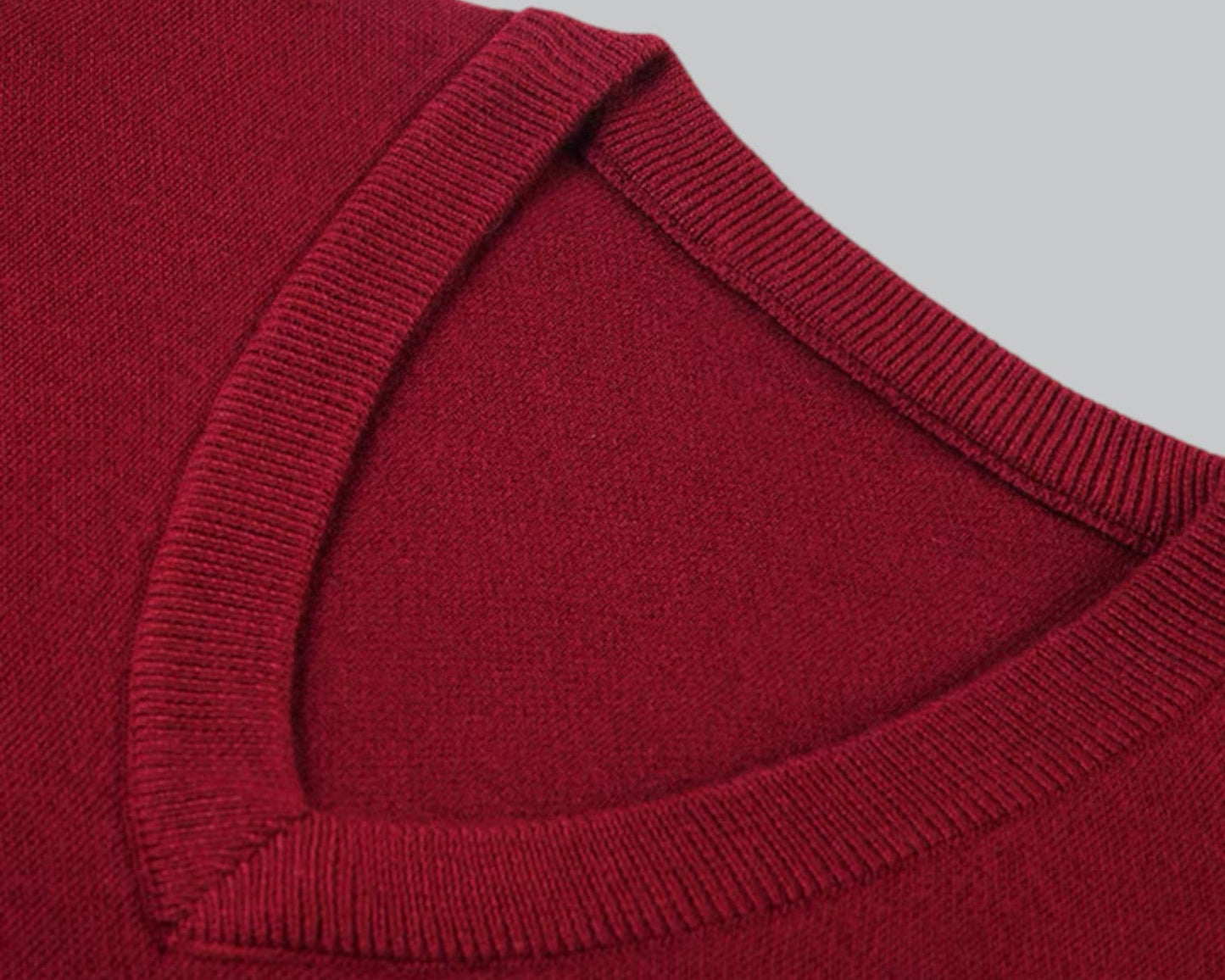 Knitted Sleeveless Vest | V-Neck | Classic & Layered Comfort