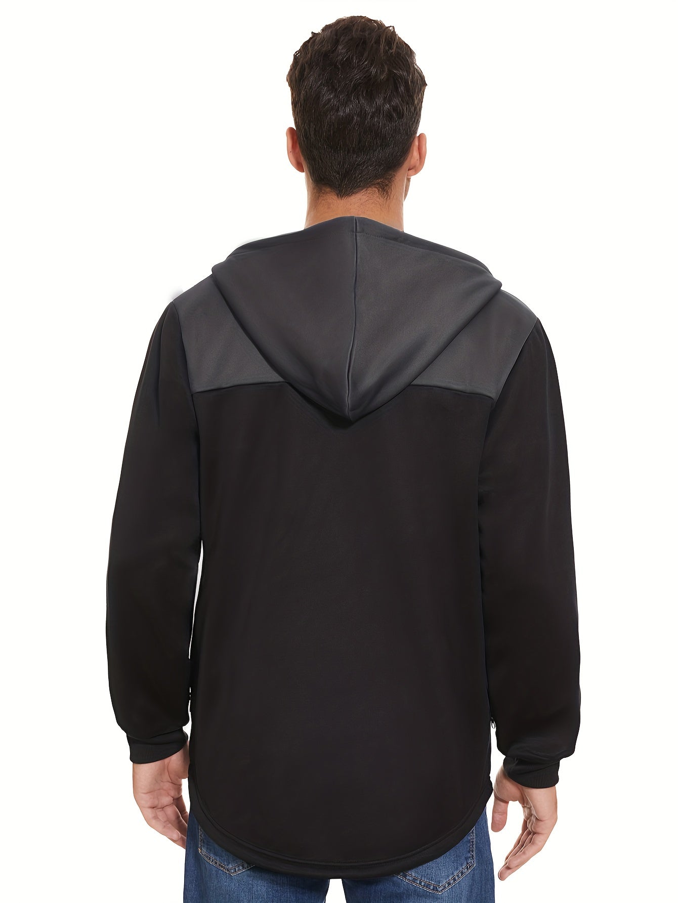 Colorblock Half-Zip Windbreaker | Lightweight Hooded Layer | Urban Utility Fit