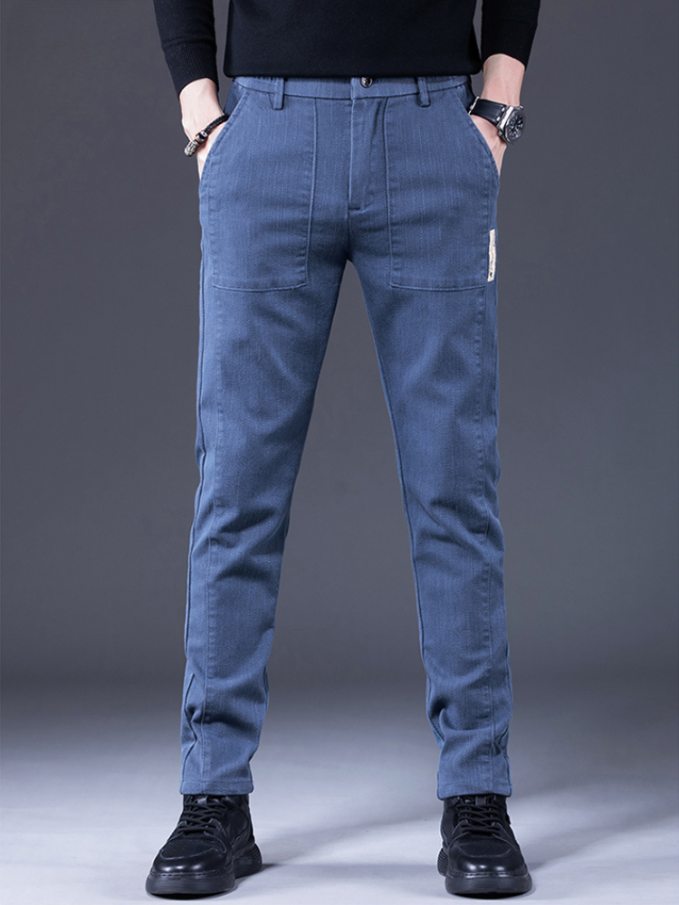 Slim Cut Trousers for Men | Stretch Comfort | Tailored Modern Fit