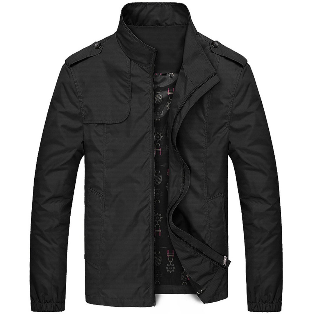 Men’s Outdoor Jacket | Windproof & Lightweight | Urban Casual Look