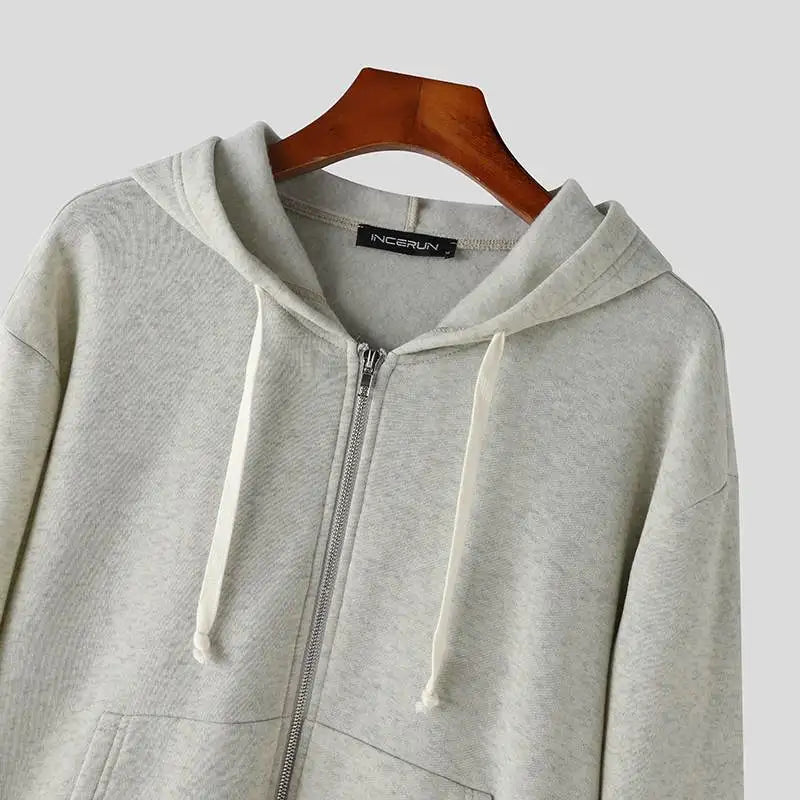 Fleece Zip-Up Hoodie Set | Soft Minimalist Loungewear | Everyday Comfort