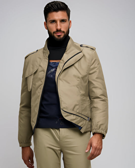 Men’s Outdoor Jacket | Windproof & Lightweight | Urban Casual Look