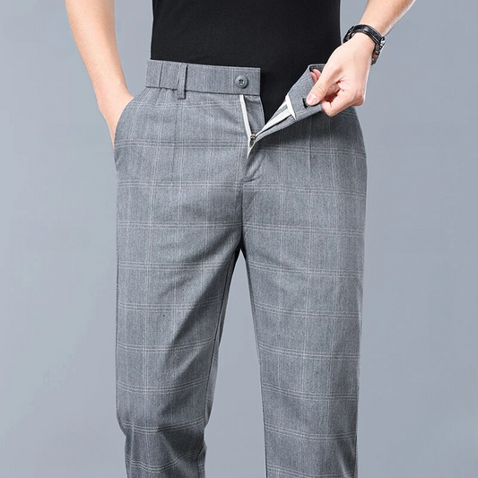 Slim Fit Dress Trousers for Men | Tailored Comfort | Elegant Slim Silhouette